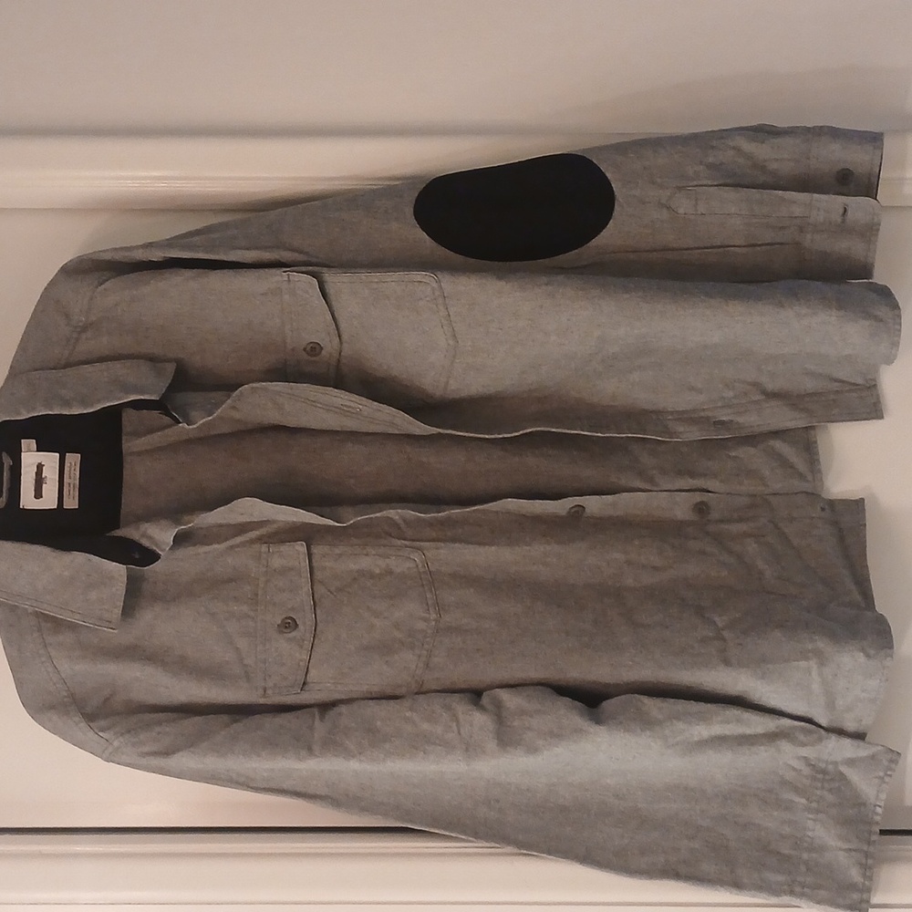 GOODFELLOW & CO  GREY DENIM SHIRT XXL